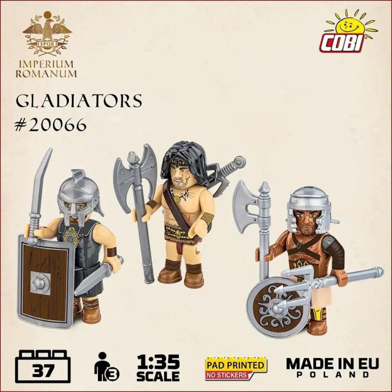 COBI 20066 Gladiatoren Figuren