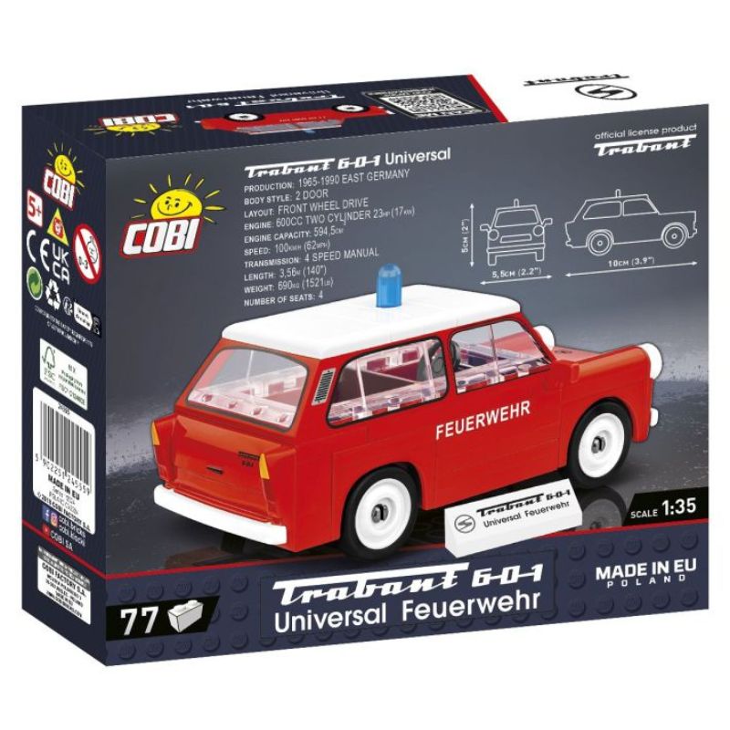 COBI 24555 Trabant 601 Universal Feuerwehr