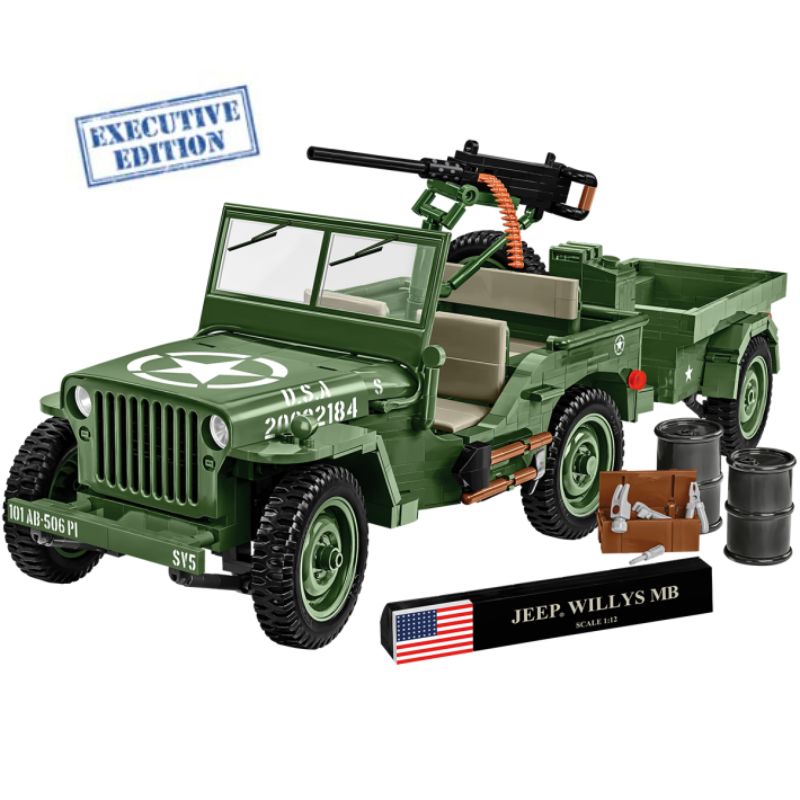 COBI 2804 Willys MB & Trailer - Executive Edition